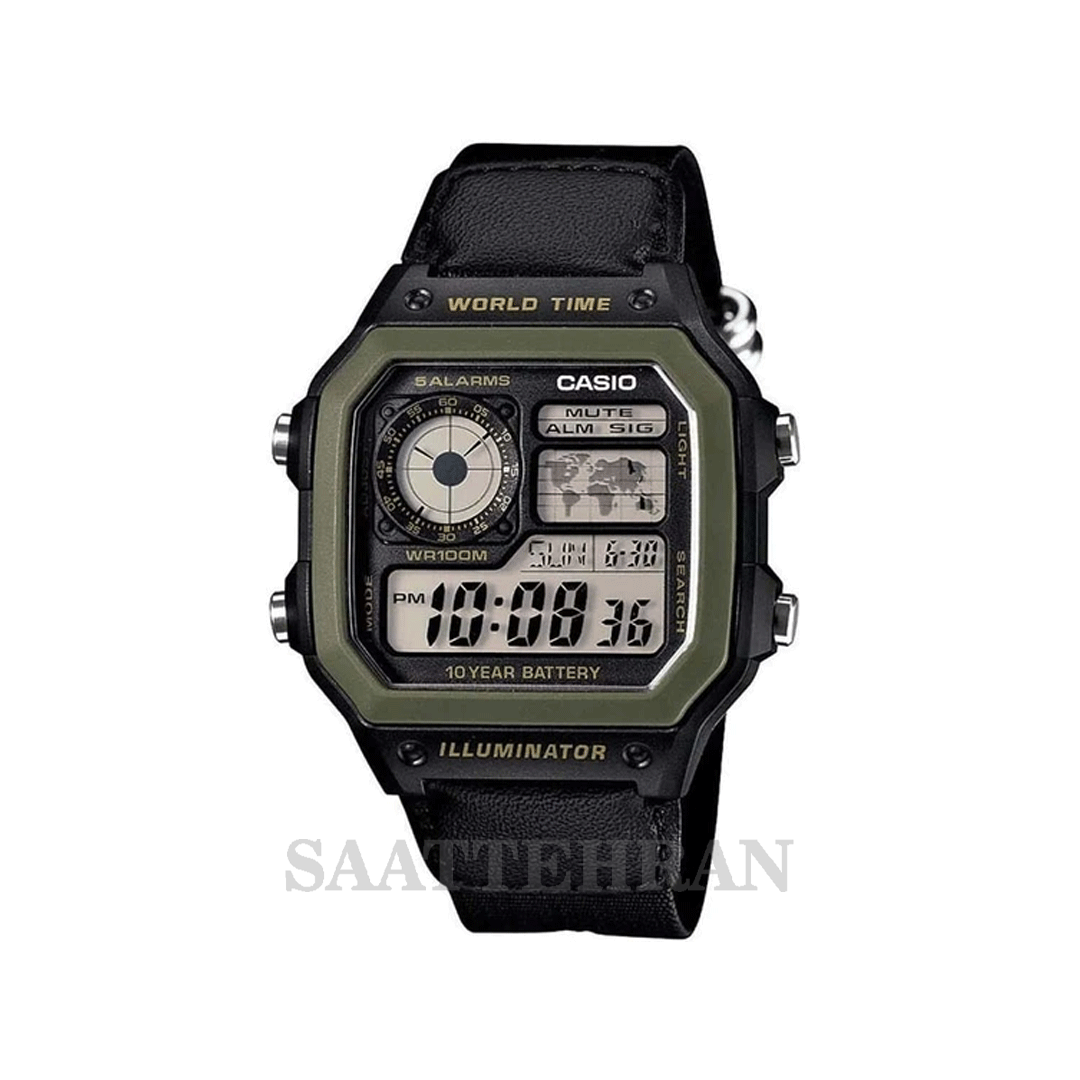 ساعت مردانه کاسیو مدل AE-1200WHB-1B